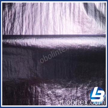Obl20-938 Tessuto del bollo del foglio di nylon del 100% per cappotto giù